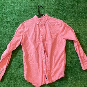 Pink American eagle dress shirt
